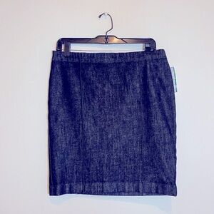 The Row dark blue denim designer skirt size small